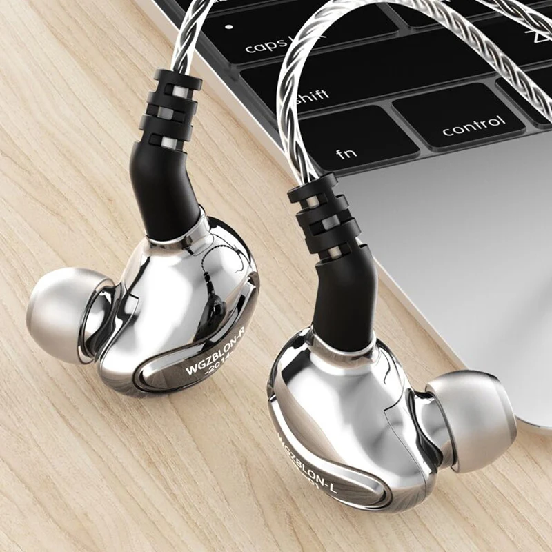 【WGZBLON BL01】10mm Carbon Diaphragm Dynamic Driver In Ear Earphone Earbuds