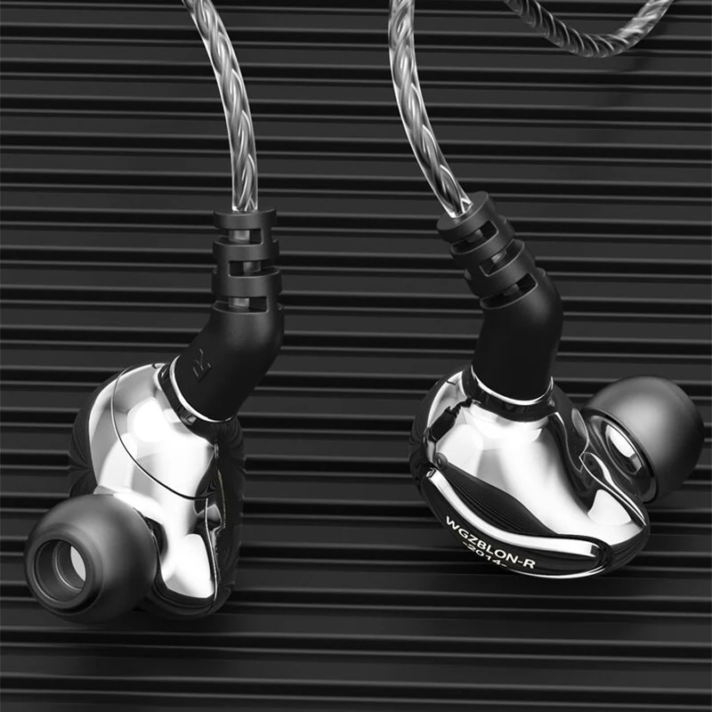 【WGZBLON BL01】10mm Carbon Diaphragm Dynamic Driver In Ear Earphone Earbuds