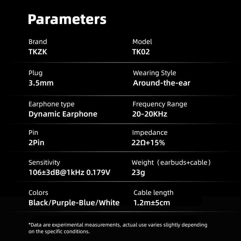 【TKZK TK02】Dual Magnetic Circuit DD In-ear Monitors IEM Headphones Wired Gaming Earbuds