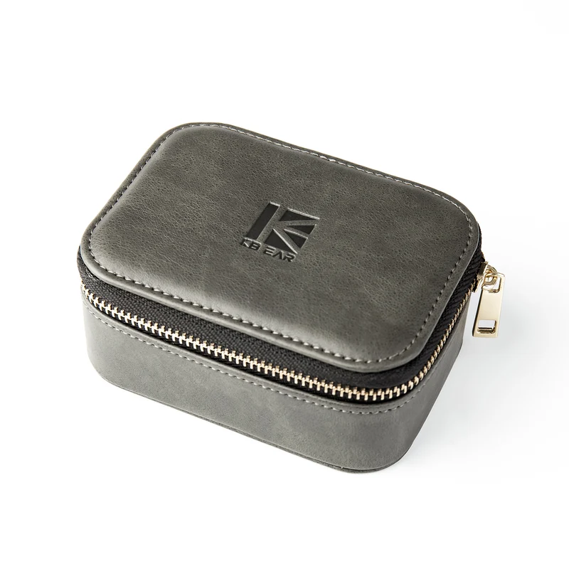 【KBEAR BP05】PU Large Zippered Earphone Storage Case