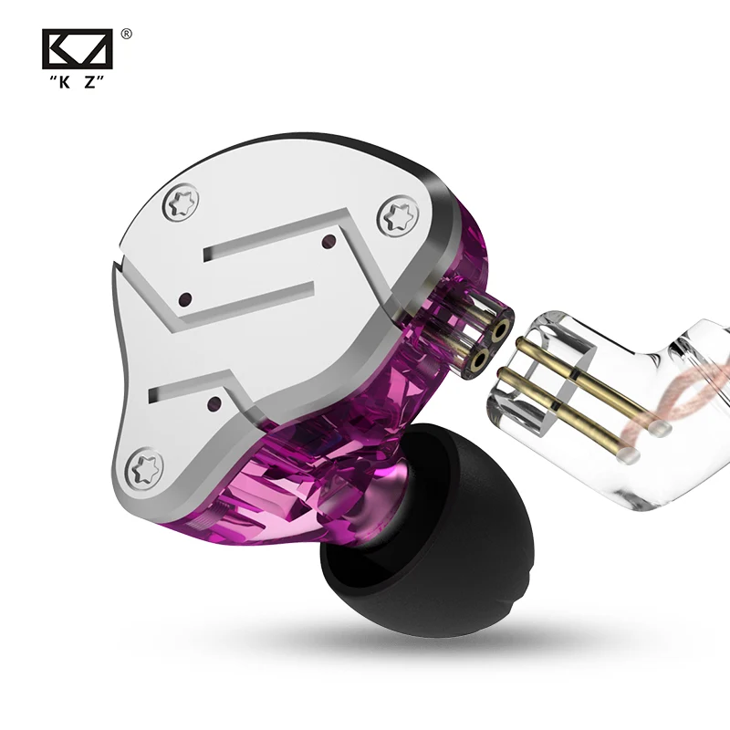 【KZ ZSN-Clearance】1BA 1DD Stereo High Fidelity in Ear Monitor Headphone for Audiophiles/Gamers/Musician