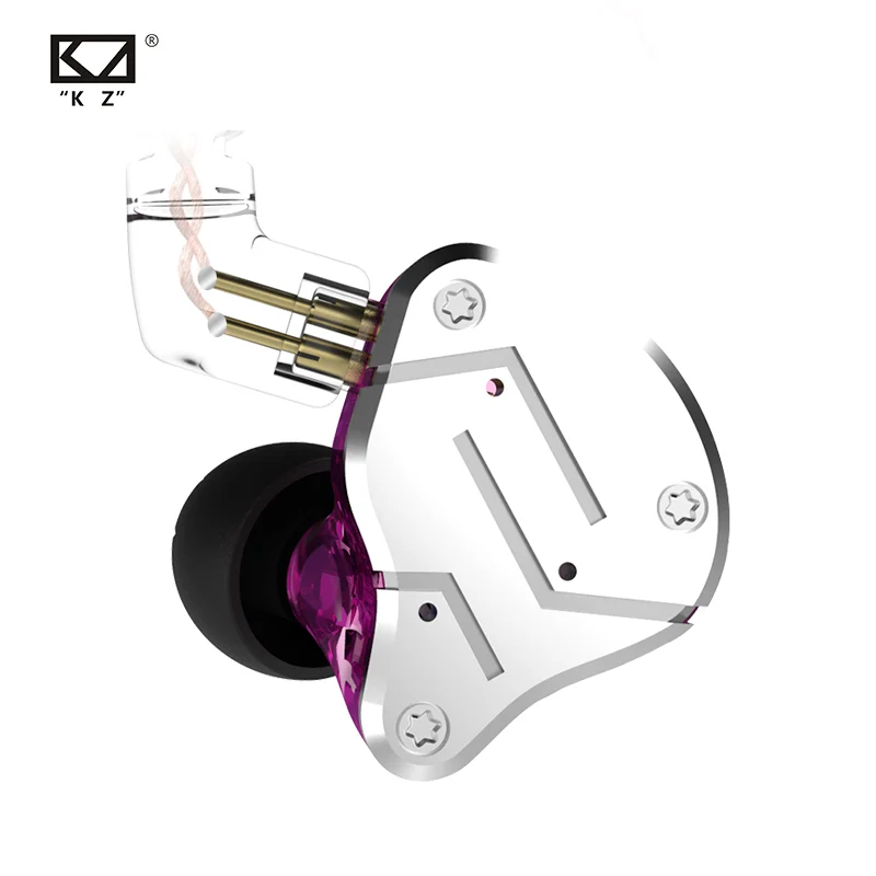 【KZ ZSN-Clearance】1BA 1DD Stereo High Fidelity in Ear Monitor Headphone for Audiophiles/Gamers/Musician