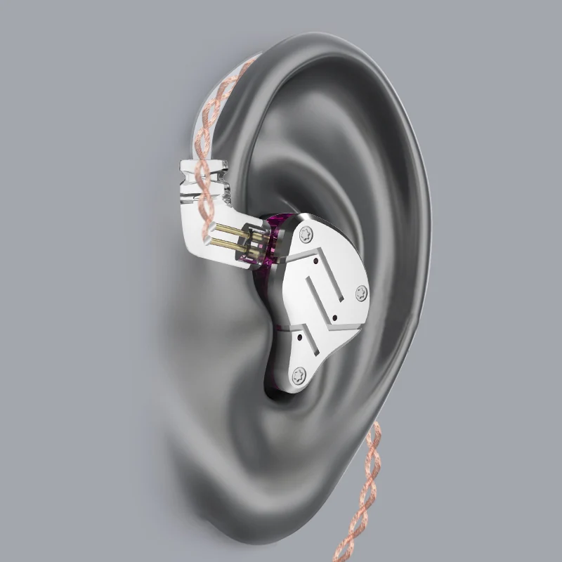 【KZ ZSN-Clearance】1BA 1DD Stereo High Fidelity in Ear Monitor Headphone for Audiophiles/Gamers/Musician