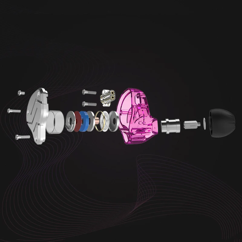 【KZ ZSN-Clearance】1BA 1DD Stereo High Fidelity in Ear Monitor Headphone for Audiophiles/Gamers/Musician