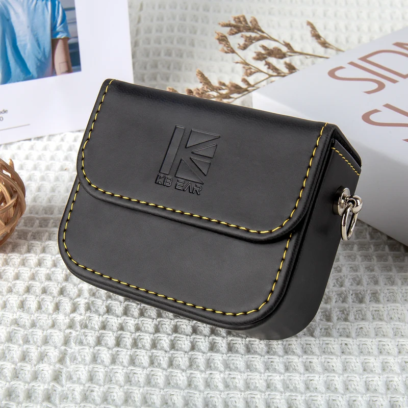 Bundle 1 KBEAR KB02+KBEAR BP02 Headphone Leather Bag