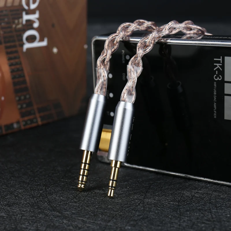 【KBEAR Glitter——Clearance】Pure Silver + Furukawa High-Purity Copper Hi-Fi Headphone Upgrade Cable