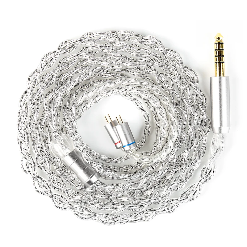 【KBEAR Glitter——Clearance】Pure Silver + Furukawa High-Purity Copper Hi-Fi Headphone Upgrade Cable