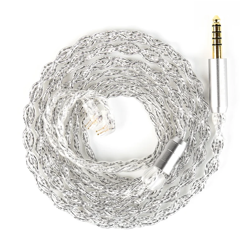 【KBEAR Glitter——Clearance】Pure Silver + Furukawa High-Purity Copper Hi-Fi Headphone Upgrade Cable
