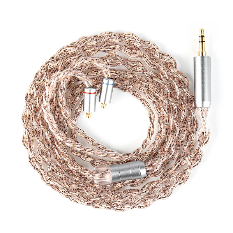 【KBEAR Glitter——Clearance】Pure Silver + Furukawa High-Purity Copper Hi-Fi Headphone Upgrade Cable