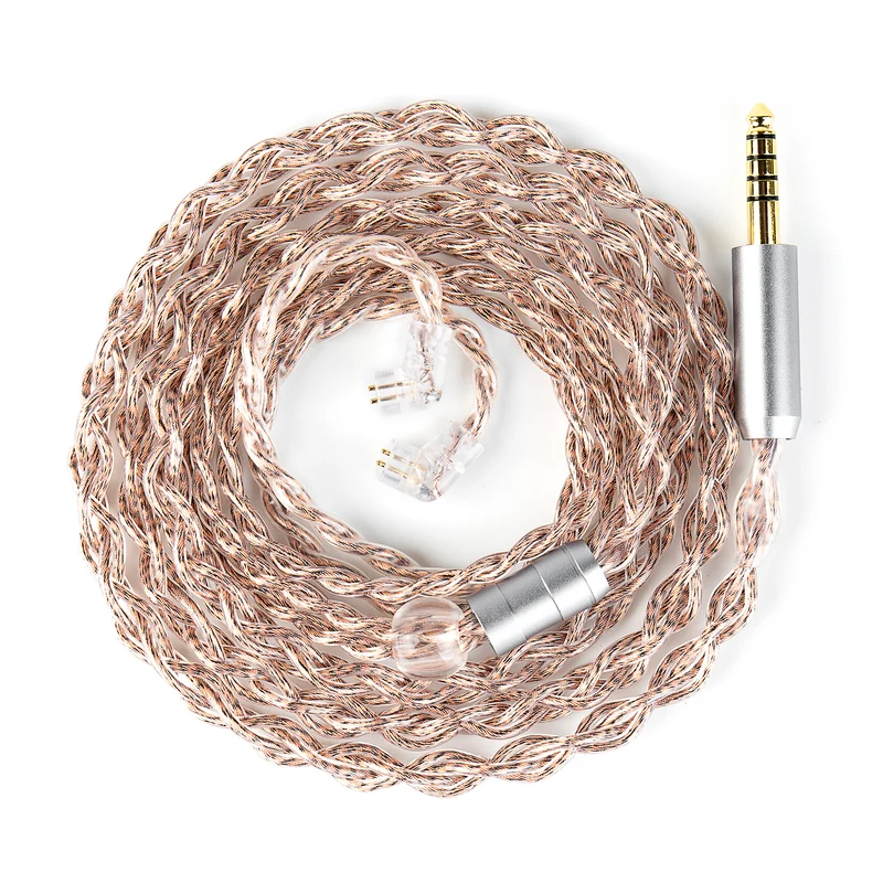 【KBEAR Glitter——Clearance】Pure Silver + Furukawa High-Purity Copper Hi-Fi Headphone Upgrade Cable