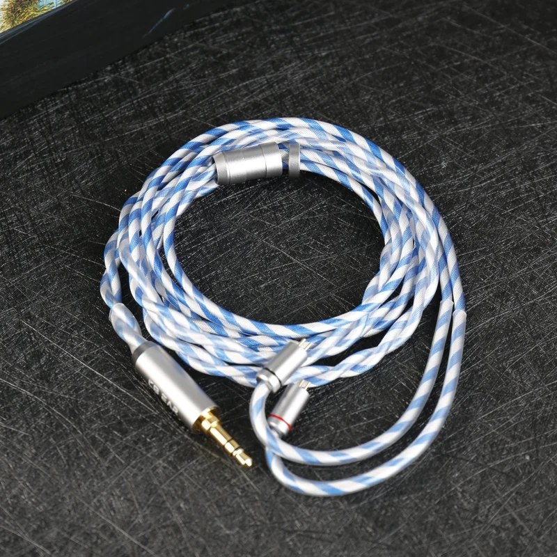 【KBEAR Frost——Clearance】6N 2-Strand Twisted-Pair 71-Core OCC Gold-plated HiFi Earphone Upgrade Cable