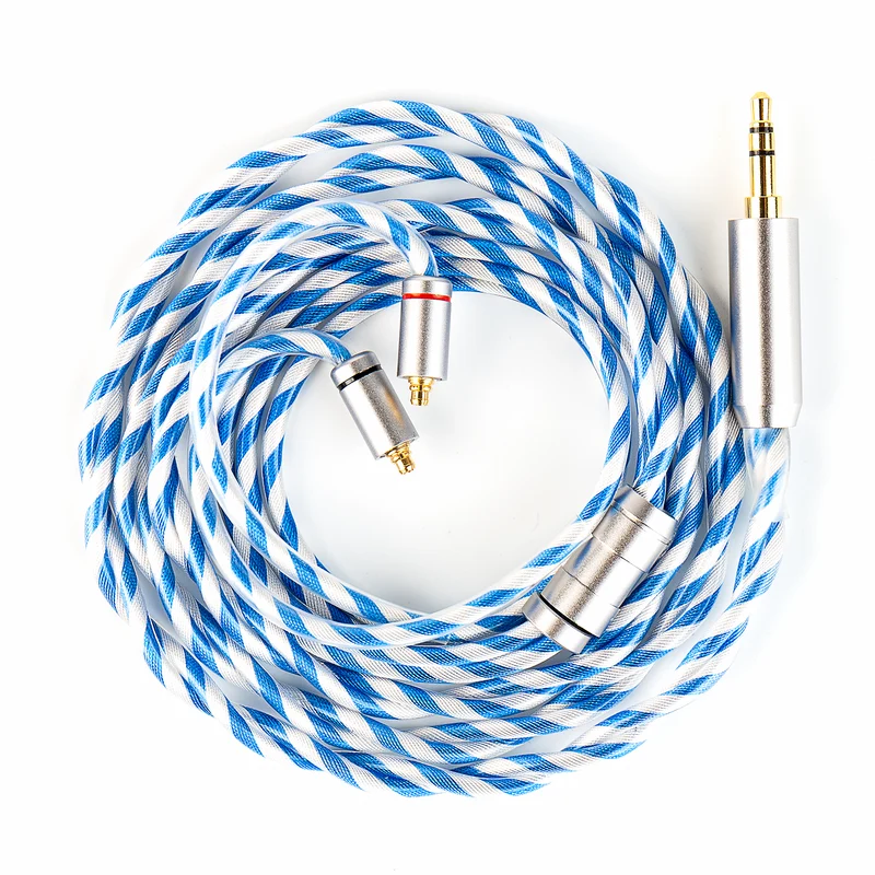 【KBEAR Frost——Clearance】6N 2-Strand Twisted-Pair 71-Core OCC Gold-plated HiFi Earphone Upgrade Cable