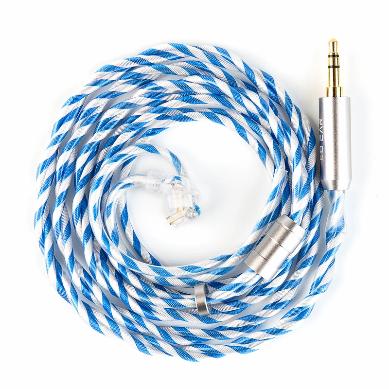 【KBEAR Frost——Clearance】6N 2-Strand Twisted-Pair 71-Core OCC Gold-plated HiFi Earphone Upgrade Cable