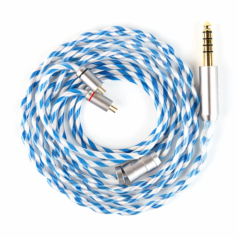 【KBEAR Frost——Clearance】6N 2-Strand Twisted-Pair 71-Core OCC Gold-plated HiFi Earphone Upgrade Cable