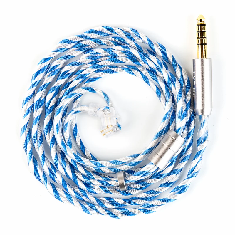 【KBEAR Frost——Clearance】6N 2-Strand Twisted-Pair 71-Core OCC Gold-plated HiFi Earphone Upgrade Cable