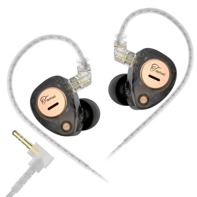 【KZ Taurus】Horizontal Dual DD in ear Monitor IEM Headphones HIFI Gaming Earbuds