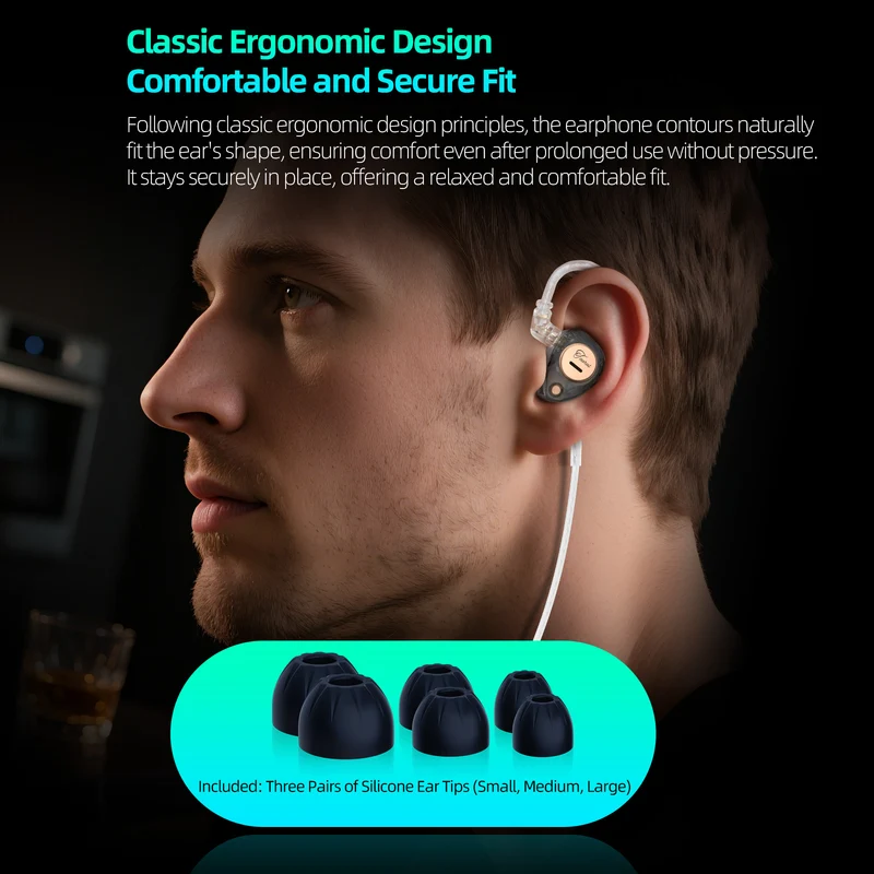 【KZ Taurus】Horizontal Dual DD in ear Monitor IEM Headphones HIFI Gaming Earbuds