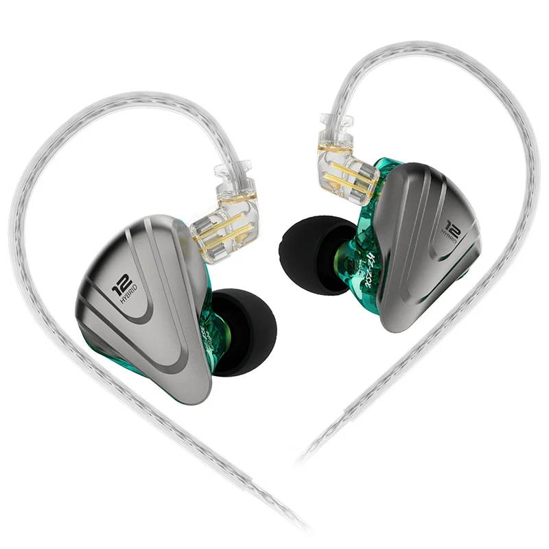 【KZ ZSX】5BA+1DD 6 Driver Hybrid in-Ear Monitors HiFi Earphones