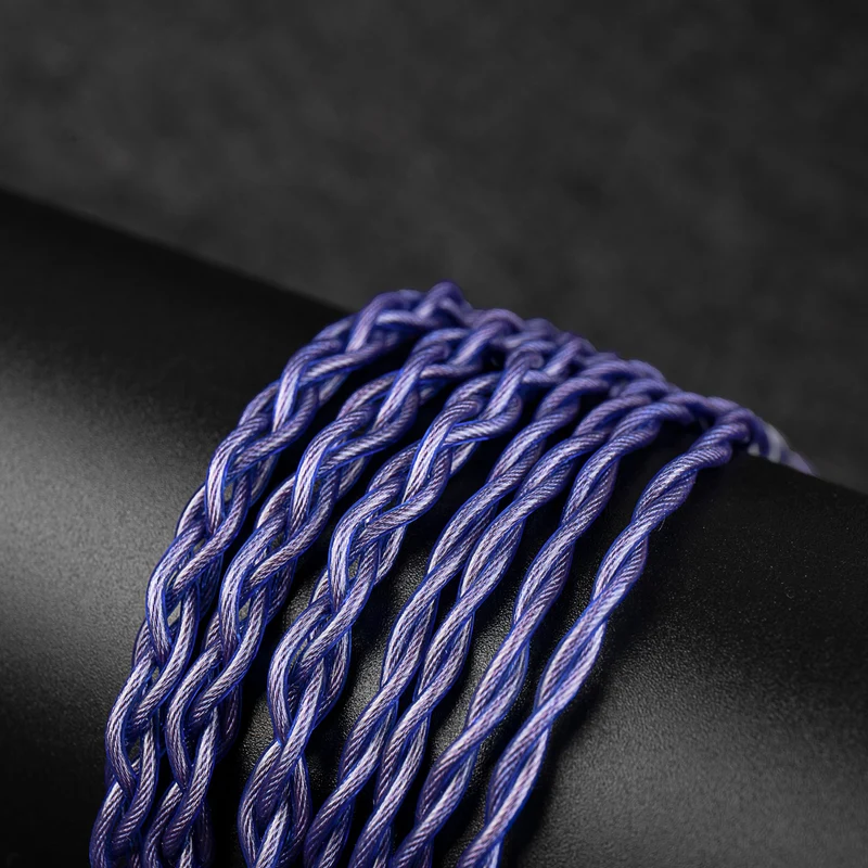 【KBEAR Neon】4-Strand 5N High-purity OFC HiFi Upgraded Cable, 1.2m Long