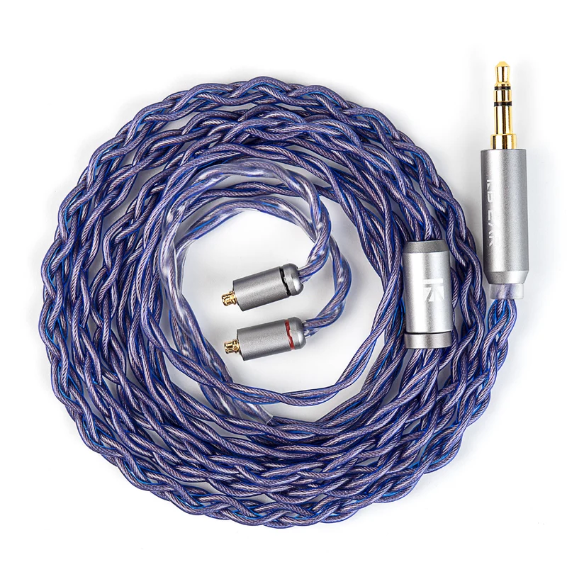 【KBEAR Neon】4-Strand 5N High-purity OFC HiFi Upgraded Cable, 1.2m Long
