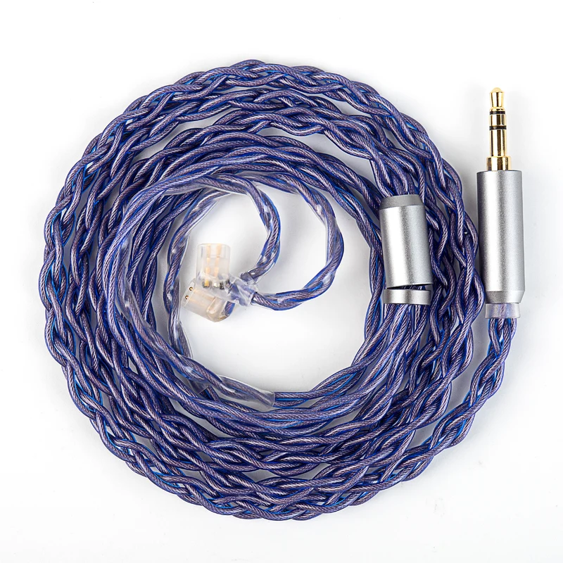 【KBEAR Neon】4-Strand 5N High-purity OFC HiFi Upgraded Cable, 1.2m Long