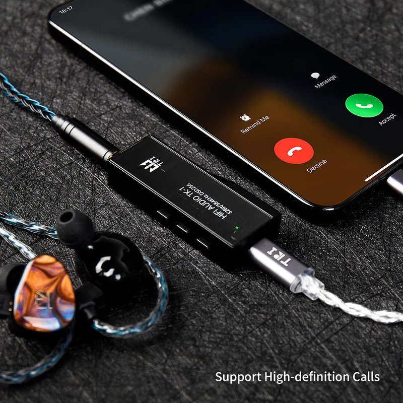 【TRI TK1 · Third Eye 】Portable Lossless DAC/AMP, HiFi Headphone Amplifier, Portable USB DAC Lossless Mini Audio Amps
