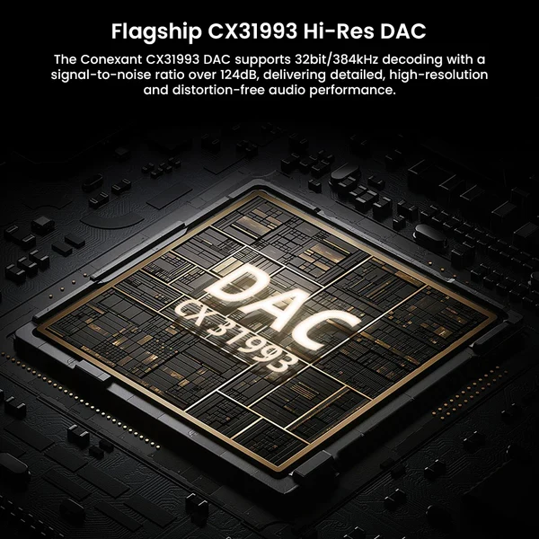AUDIOCULAR BEAM Hi-Res Portable DAC Dongle CX31993 + MAX Amp