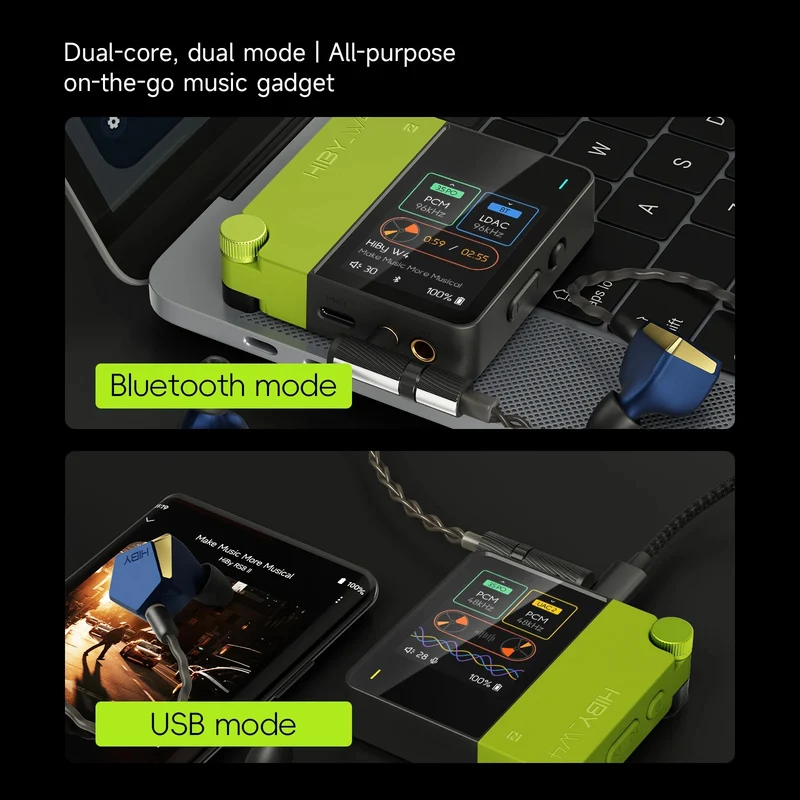 HiBy W4 Portable Hi-Res DAC & Amplifier