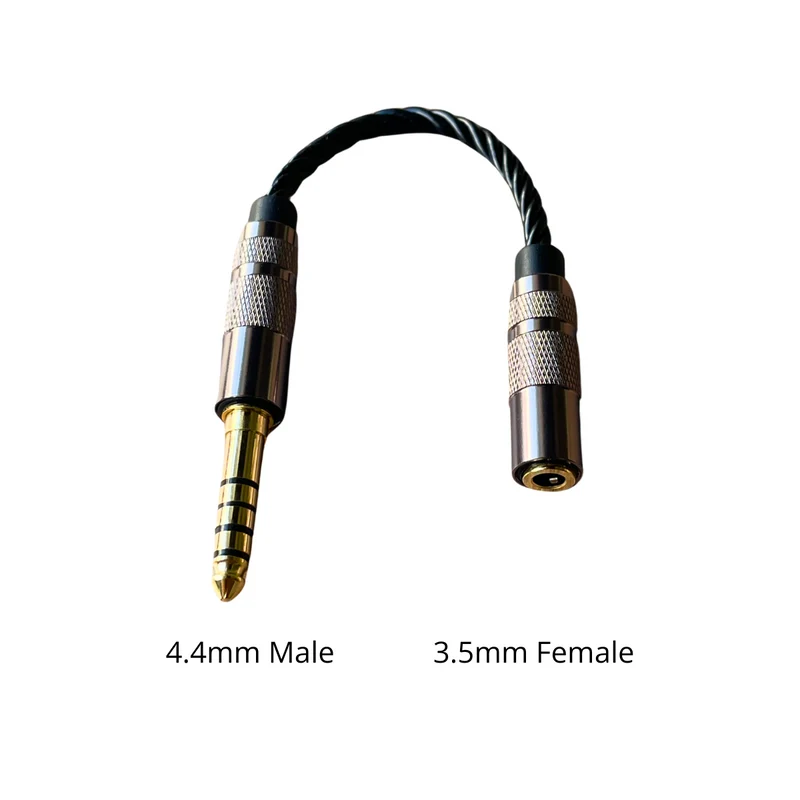 EarAudio 4.4mm Male to 3.5mm female Adapter Cable