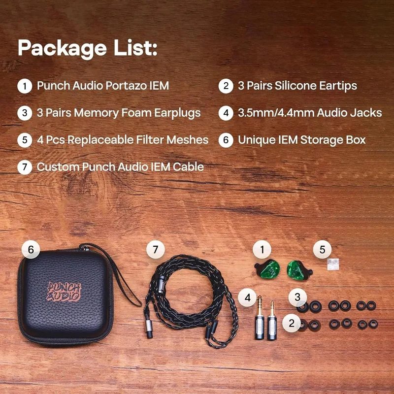 Punch Audio Portazo 1DD+ 2 Planar Driver lEM