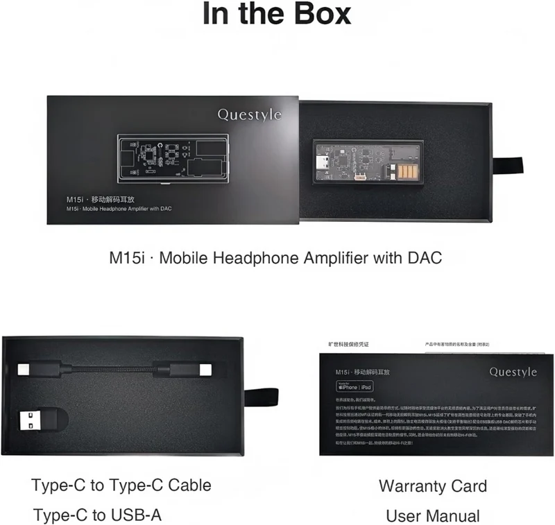 Questyle M15i Hi-Res Lossless Portable DAC & Amp