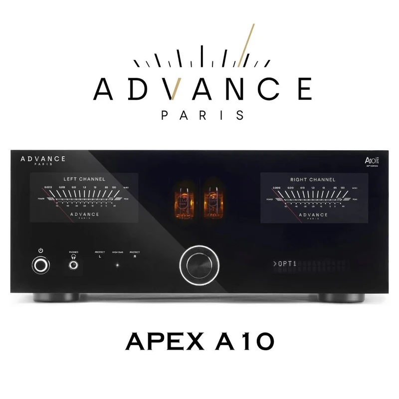Advance Paris APEX A10 | Amplificateur stéréo haute-fidélité 2 x 130 watts.