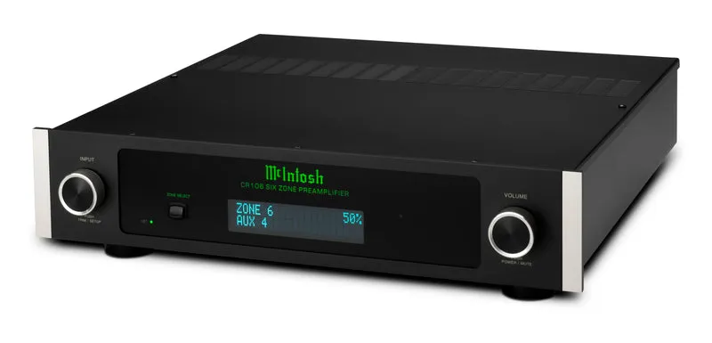 McIntosh CR106 – Préampli Audio Matrix 6 Zones Bluetooth | Multiroom Hi-Fi