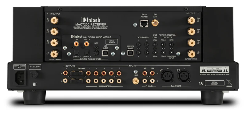 McIntosh MAC7200 | Récepteur FM Stéréo Haute Fidélité Puissant et Complet
