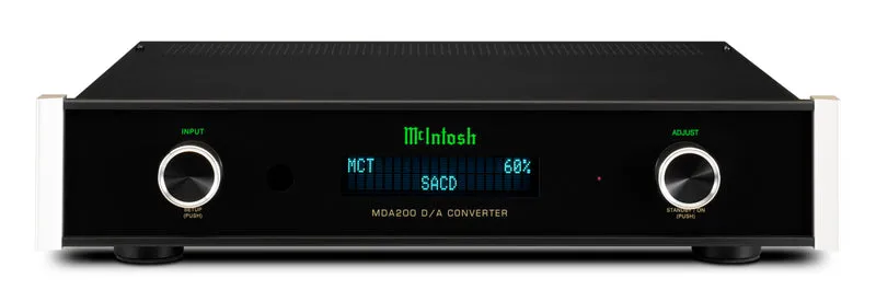 McIntosh MDA200 | DAC audiophile haut de gamme avec DSD512, HDMI ARC et module évolutif
