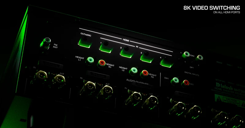 McIntosh MHT300 – Récepteur cinéma-maison 7.2 haut de gamme
