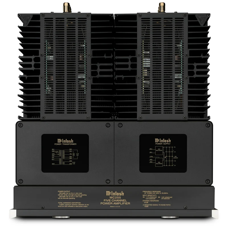McIntosh MC255 | Amplificateur de puissance multi-canaux 200/250 Watts