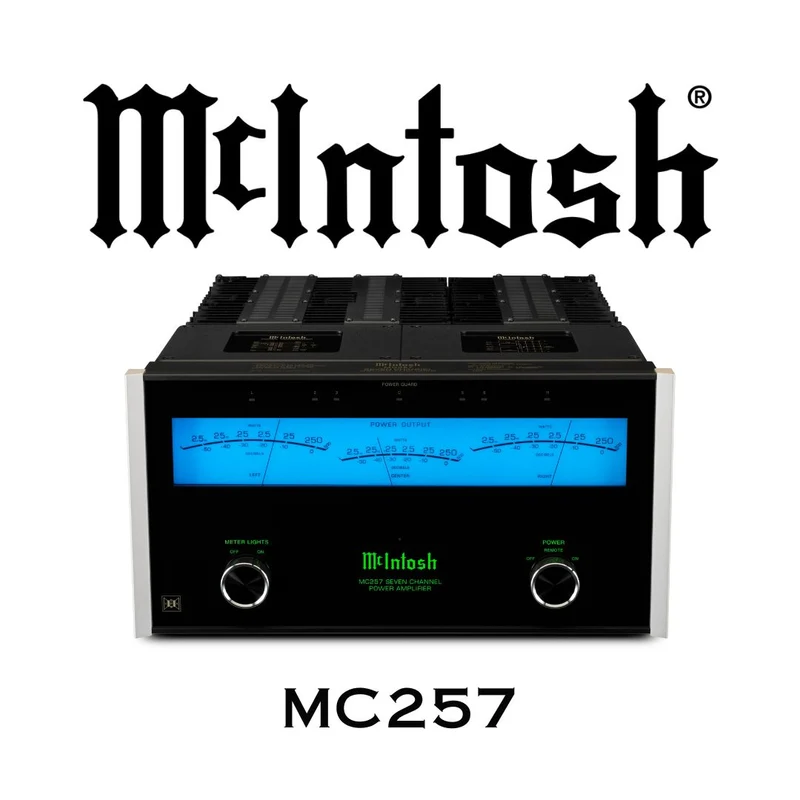McIntosh MC257 | Amplificateur de Puissance 7 Canaux pour Home Cinéma et Hi‑Fi