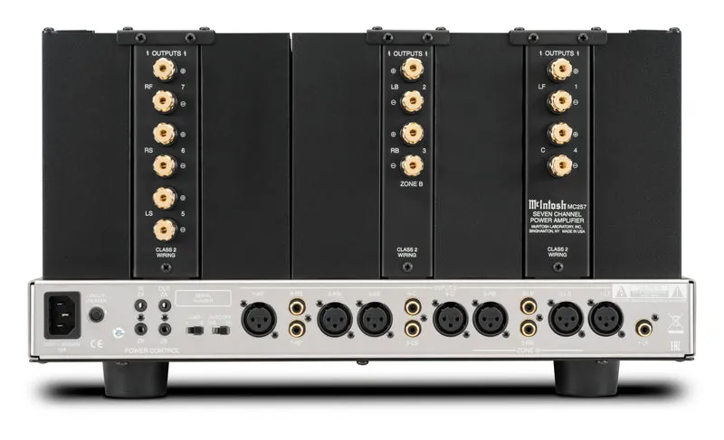McIntosh MC257 | Amplificateur de Puissance 7 Canaux pour Home Cinéma et Hi‑Fi