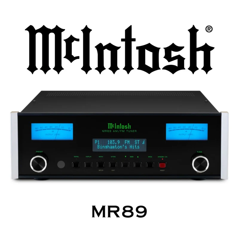McIntosh MR89 | Tuner AM/FM audiophile de précision absolue