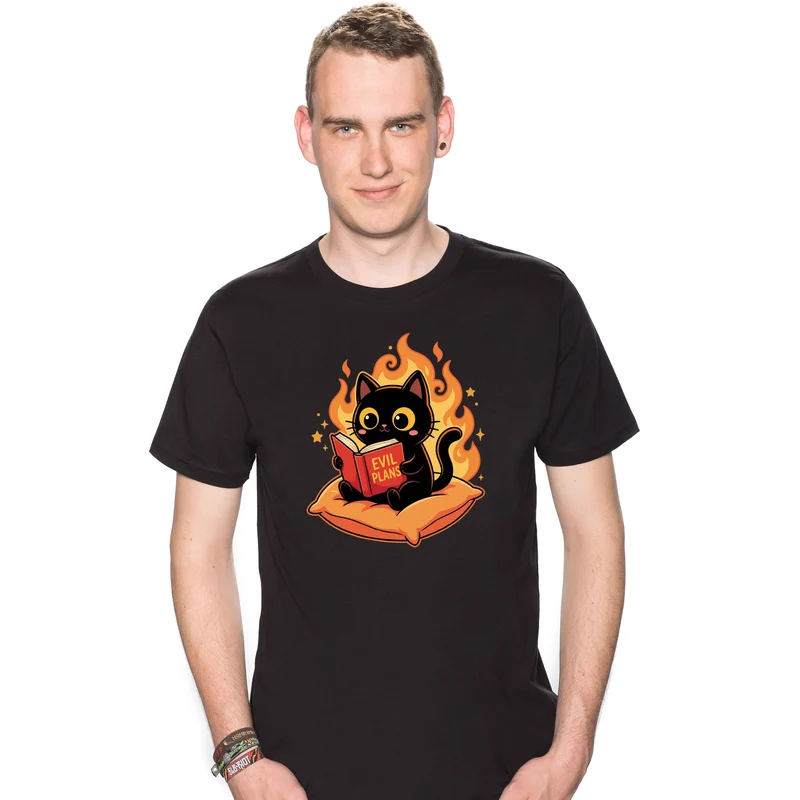 Chat Noir Lisant "Evil Plans" - Plans Maléfiques avec Style
