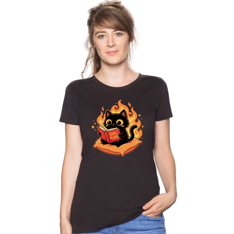 Chat Noir Lisant "Evil Plans" - Plans Maléfiques avec Style
