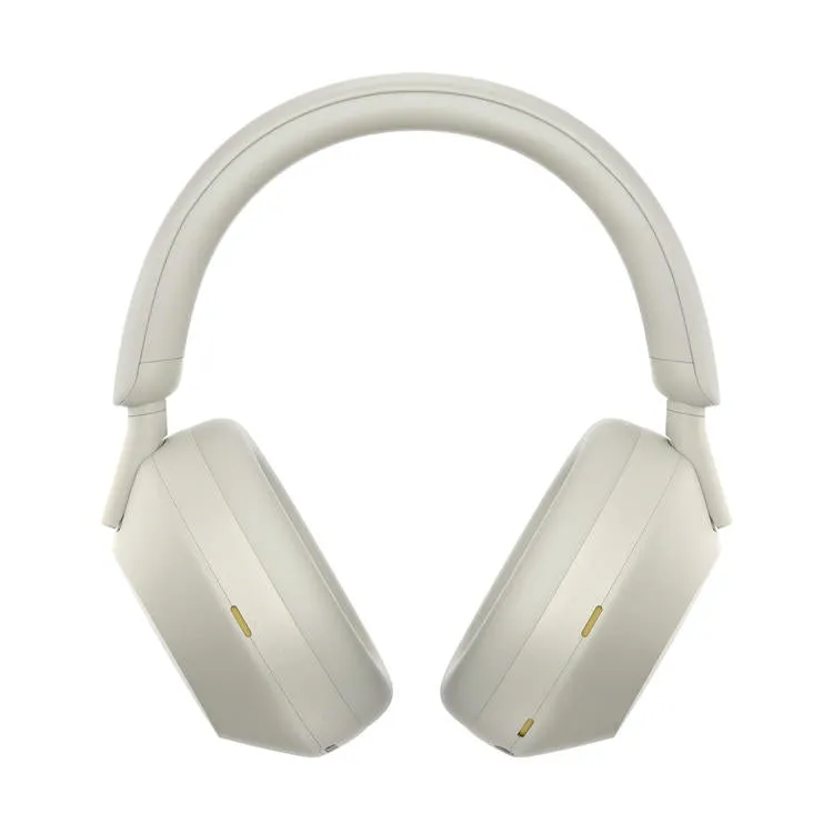Sony WH-1000XM5/S | Casque supra-auriculaire sans fil - Réduction du bruit - 8 microphones - Argent