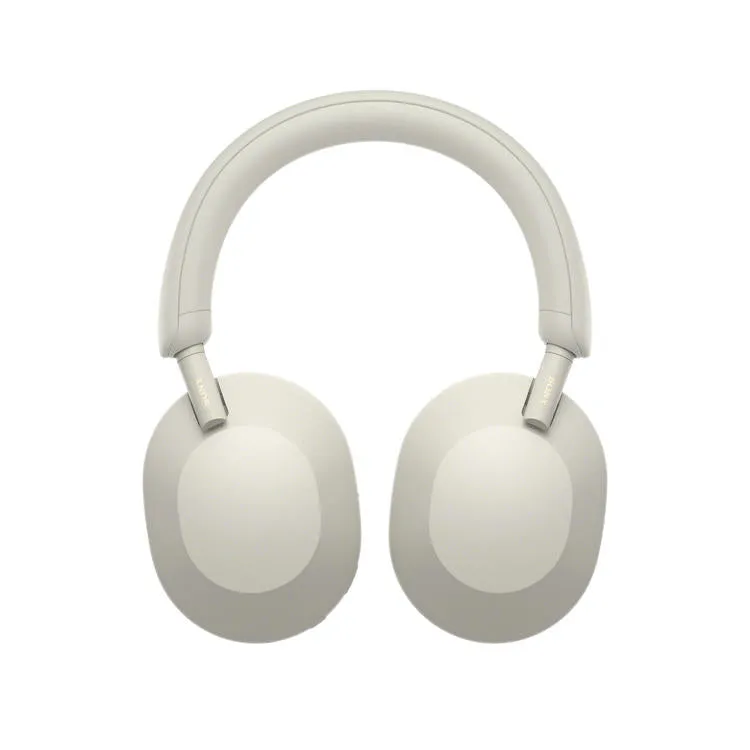 Sony WH-1000XM5/S | Casque supra-auriculaire sans fil - Réduction du bruit - 8 microphones - Argent