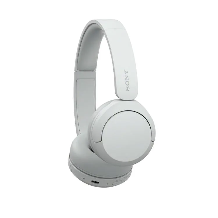 Sony WH-CH520 | Casque supra-auriculaire - Sans fil - Bluetooth - Jusqu'à 50 heures d'autonomie - Blanc