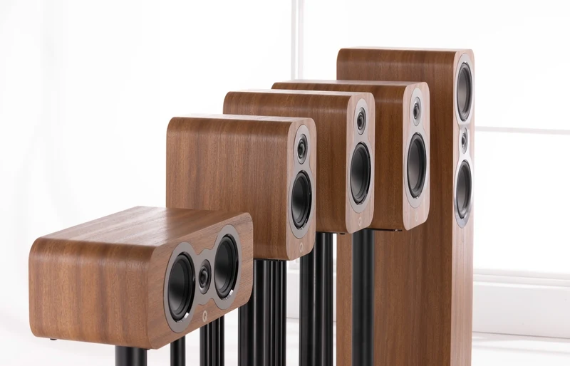 Q Acoustics 3030c | Enceintes d'étagère compact avec HP de basses de 5.5''