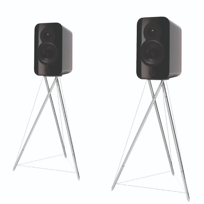 Q Concept 300 | Enceintes acoustiques d'étagère haut de gamme (Supports inclus)