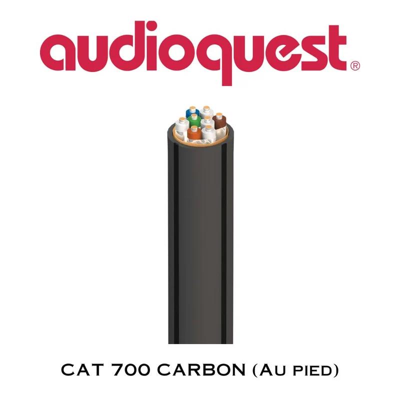 AudioQuest CAT 700 Carbon CL3/FT4 pour installation murale PVC (Au pied)