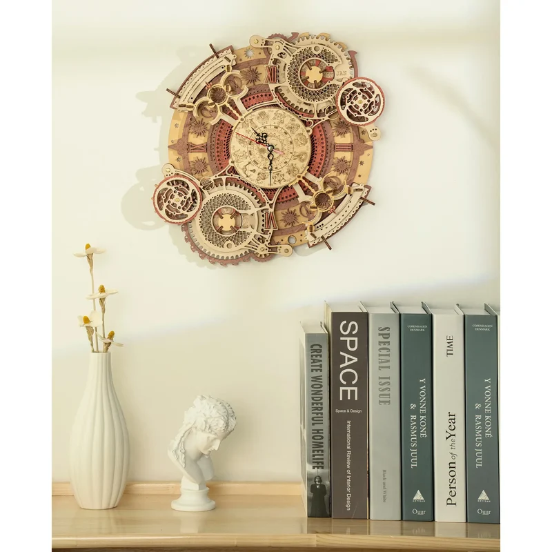 Horloge murale signe du zodiaque