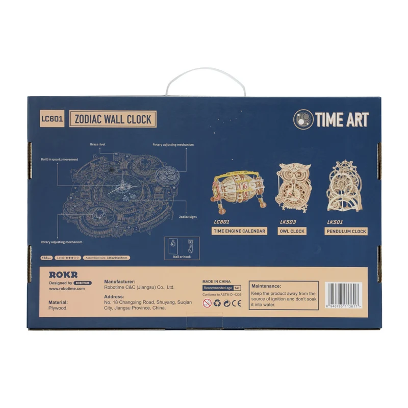 Horloge murale signe du zodiaque